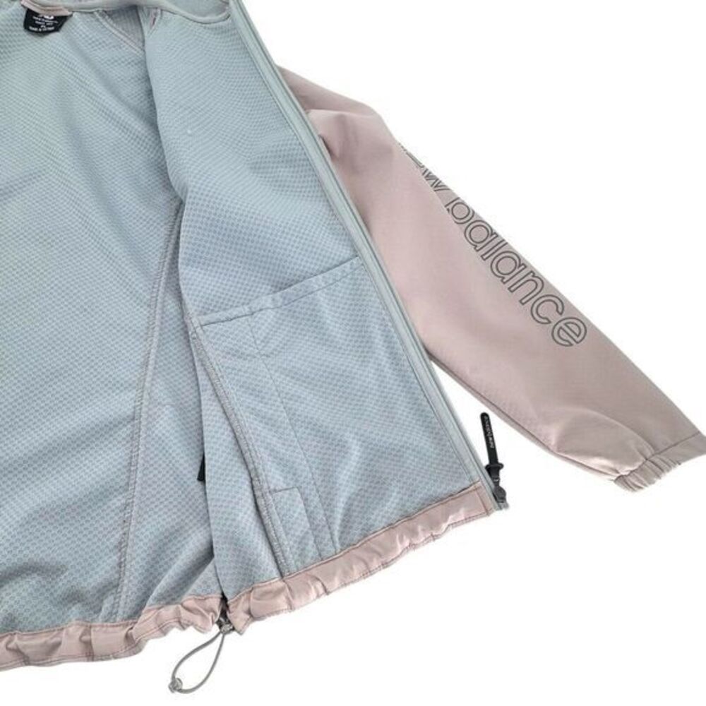 New Balance Softshell Athletic Jacket Lt Pink Hoo… - image 5